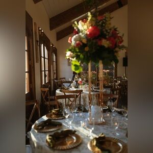 Sage Green Floral Round Table Cloths for Wedding or Event